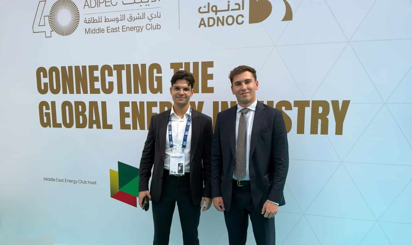Fabien Moresino and Arnaud Lecoanet are right now at Adipec in Abu Dahbi